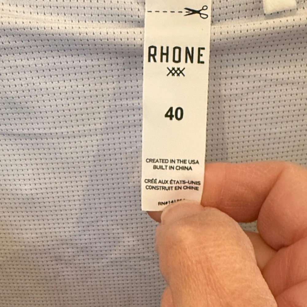 RHONE Navy and Black Board Shorts